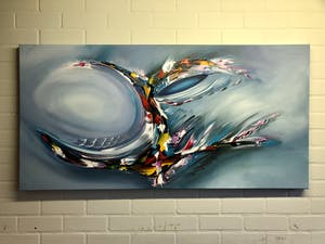 Gena - Abstract Blue kopen? Bied vanaf 300!