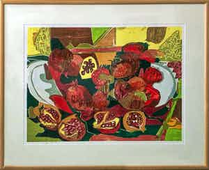 Vincent van Ojen - Stilleven - Granaatappels (groot) verkocht voor € 105!