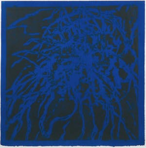 Rob Lodder - Zeefdruk, Abstracte compositie - Ingelijst kopen? Bied vanaf 35!