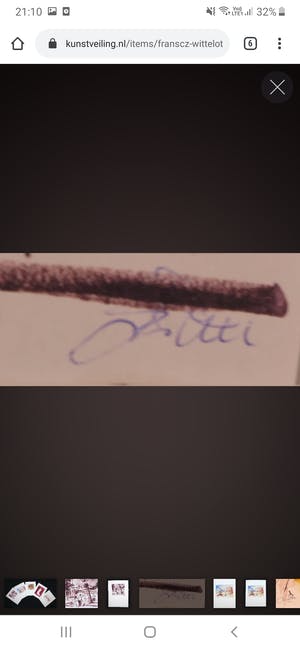 Franscz Witte - Lot van 5 originele werken kopen? Bied vanaf 45!