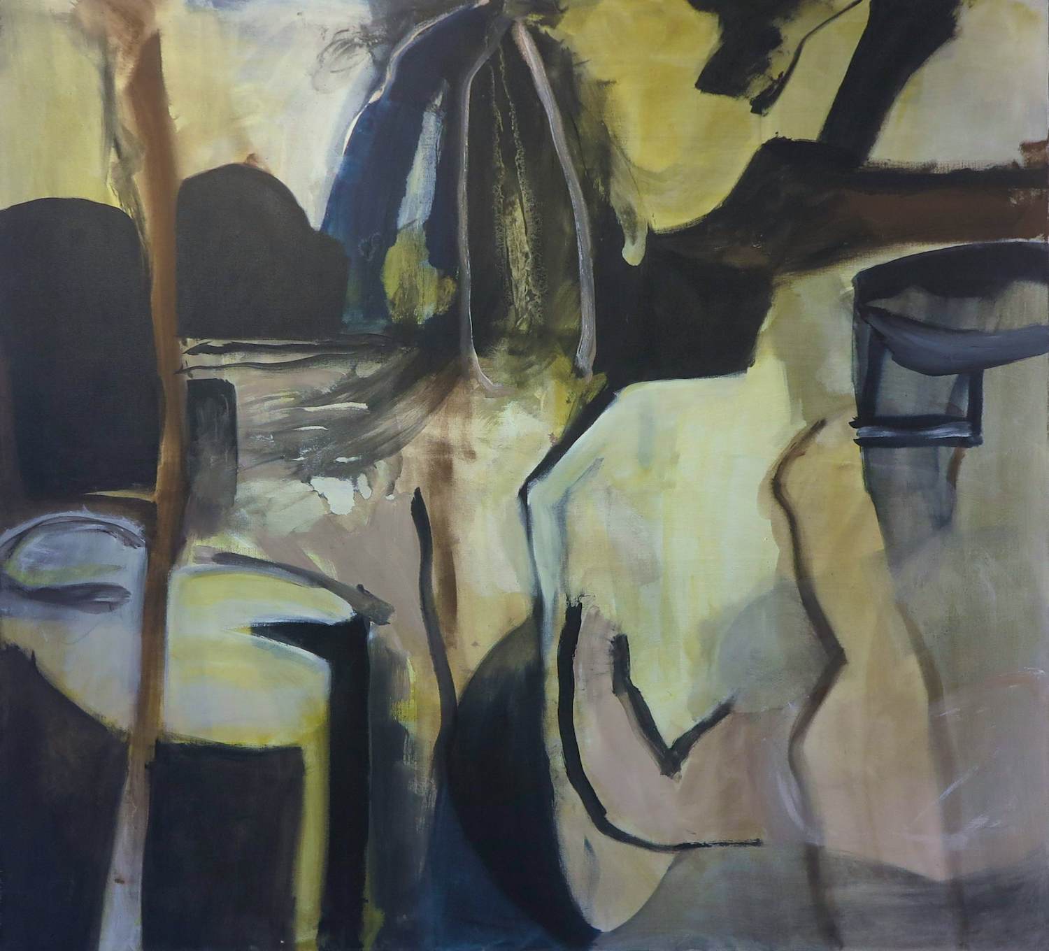 Hanny Reneman - Olieverf op doek, Zonder titel (Zeer groot) kopen? Bied vanaf 50!