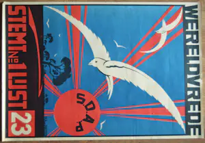 Marius Johan van Dugteren - S.D.A.P 'WERELDVREDE.' kopen? Bied vanaf 150!