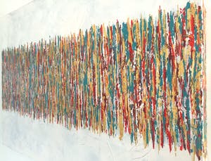 John Foppen - Rapsody In - Red - Gold -TQ -......... # K05 . XL. GROOT. kopen? Bied vanaf 195!