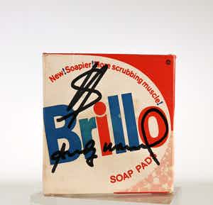 Andy Warhol - Handgesigneerde Brillo-box verkocht voor € 1!
