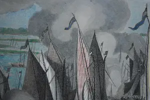 Jan Frederik Christiaan Reckleben - De scheepsstrijd op het Slaak, Zeeland 1631 kopen? Bied vanaf 35!