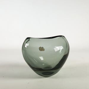Floris Meydam - Glas, Staalblauw vaasje door Glasfabriek Leerdam kopen? Bied vanaf 1!