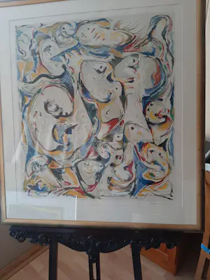 Theo Wolvecamp - grote zeefdruk: 'De roddelaars' - 1989 kopen? Bied vanaf 450!