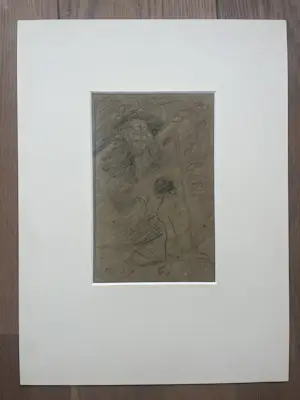 Matthijs Maris - tekening van twee figuren kopen? Bied vanaf 825!