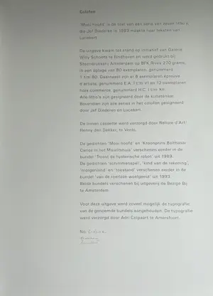 Jef Diederen - Mooi Hoofd kopen? Bied vanaf 180!