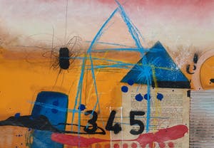 Theo Koster - Liggend rood nr. 345 kopen? Bied vanaf 30!