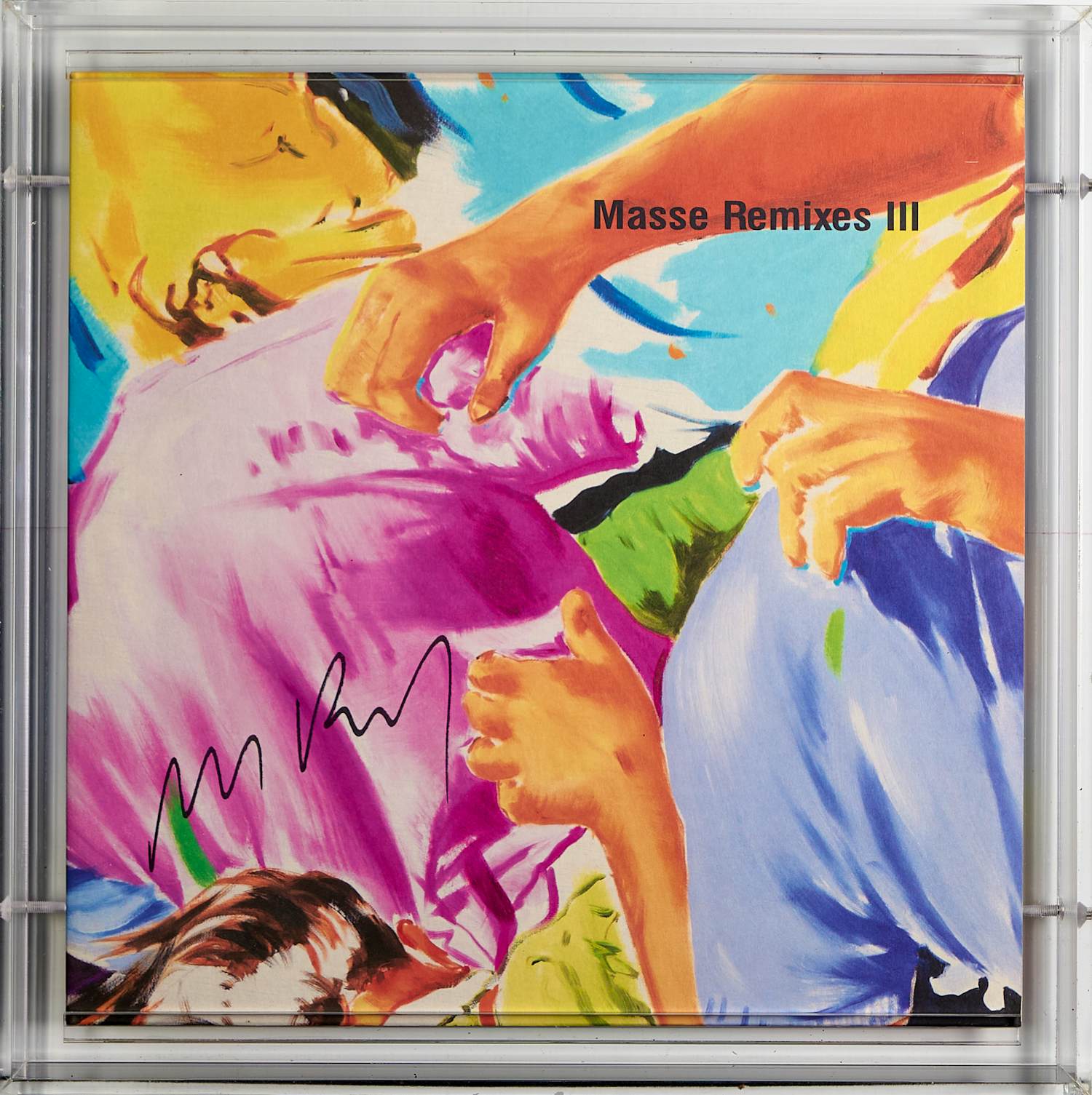 Norbert Bisky - Gesigneerde record “Henrik Schwarz - Masse Remixes III " in plexi showcase kopen? Bied vanaf 890!