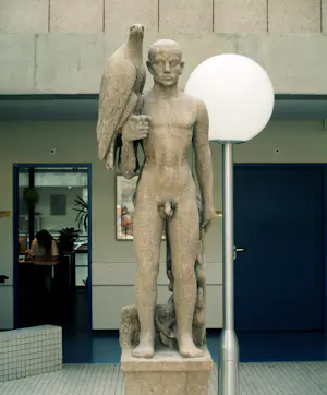 Hildo Krop - De waakzaamheid in eigen hand gehouden, vintage gelatinezilverdruk kopen? Bied vanaf 85!