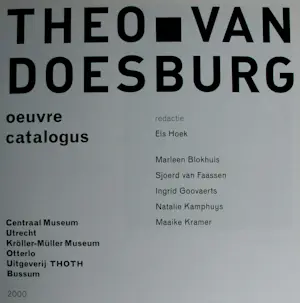 Theo van Doesburg - 2 boeken: Schilder en architect/Oeuvre catalogus kopen? Bied vanaf 79!
