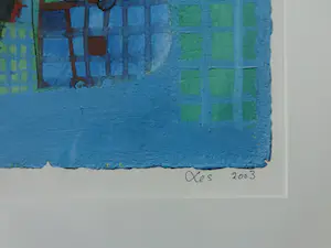 Anna Mes - COMPOSITIE I / GICLEE / 78x63cm / KADER / SIG / 2003 kopen? Bied vanaf 30!