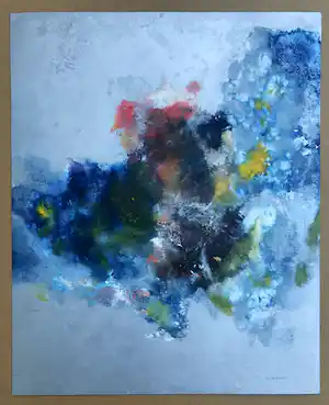Bruno Dyckmans - Mooi origineel werk - "Fiery Planet 26" verkauft für € 85!