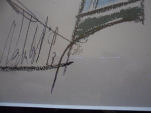 Niet of onleesbaar gesigneerd - Litho. Titel, "Nederland- Duitsland". kopen? Bied vanaf 10!