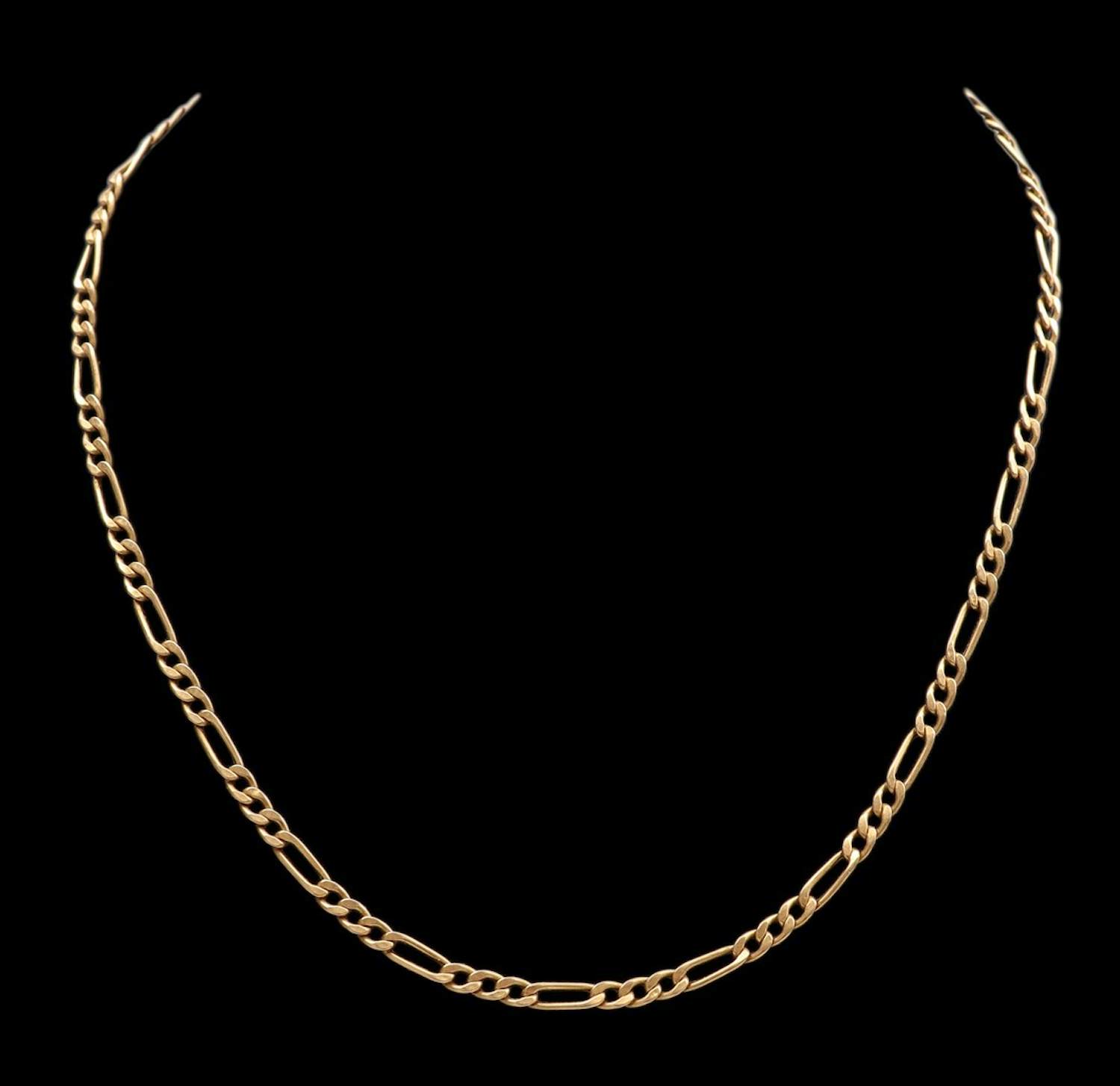 Gouden figaro schakel collier kopen? Bied vanaf 575!