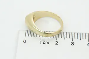 5- Massief 14Krt geel-gouden en 0.25crt H/si1 diamanten solitair ring kopen? Bied vanaf 580!