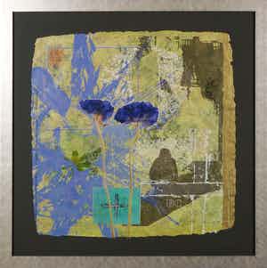 Mark Verdoes - Zeefdruk, Zonder titel - Ingelijst verkocht voor € 1!