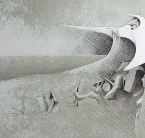 Albert Debois - Zeldzame Litho - Zonder titel - HC - 1978 kopen? Bied vanaf 65!