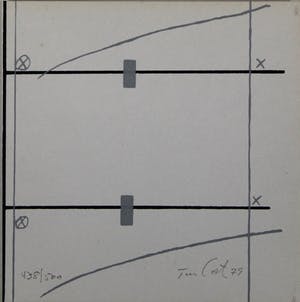 Rafael Tur Costa - Handgesigneerde lithografie: Geometrische Compositie kopen? Bied vanaf 19!
