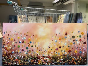 Gena - Abstract Bloemen kopen? Bied vanaf 300!