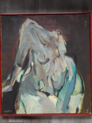 Corrie van Heyst - Naakte vrouwelijke torso. (104 x 94) kopen? Bied vanaf 150!