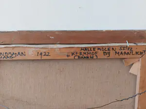 Dirk Landsman - Kerkhof Baarn bij maanlicht kopen? Bied vanaf 50!