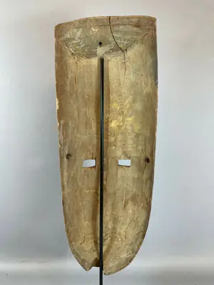 Fang - 220312 - Tribal used Old African Fang mask - Gabon. kopen? Bied vanaf 45!