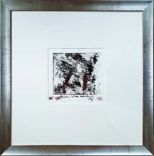 Anton Heyboer - Ets - Nieuw ingelijst! verkocht voor € 165!