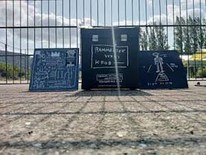 Jean-Michel Basquiat - Beat Bop-platenhoes + The Offs, eerste plaat & testpersing kopen? Bied vanaf 1410!