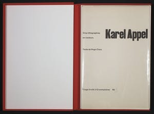 Karel Appel - Cinq lithographies en couleurs met tekst van Hugo Claus, zeer kleine oplage! kopen? Bied vanaf 7500!