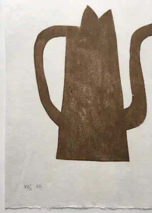 Klaas Gubbels - houtdruk op geschept papier - ‘Napels’ - 2020 kopen? Bied vanaf 285!