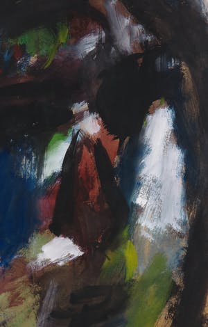 Eugene Brands - Gouache, Portret - Ingelijst kopen? Bied vanaf 1!