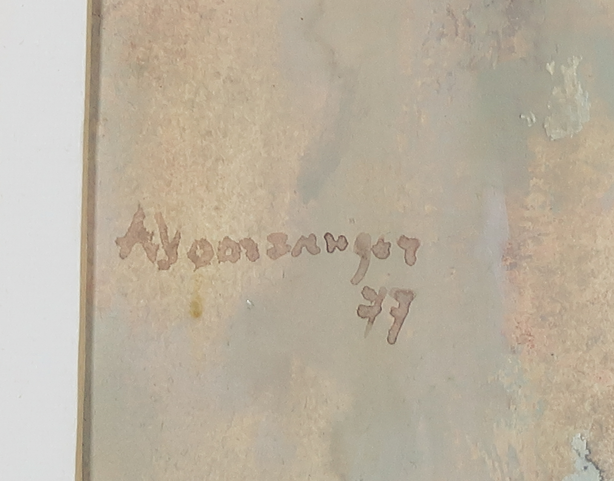 Anton Voorzanger - Gouache op papier, Stilleven kopen? Bied vanaf 40!