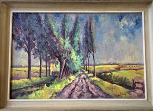 Frits Giltay - Veldweg in de zomer kleurrijk kopen? Bied vanaf 99!