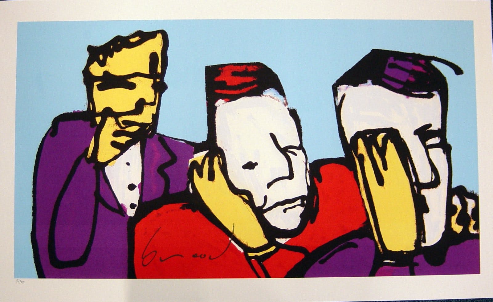 Herman Brood - Horen, zien en zwijgen verkocht voor € 475!