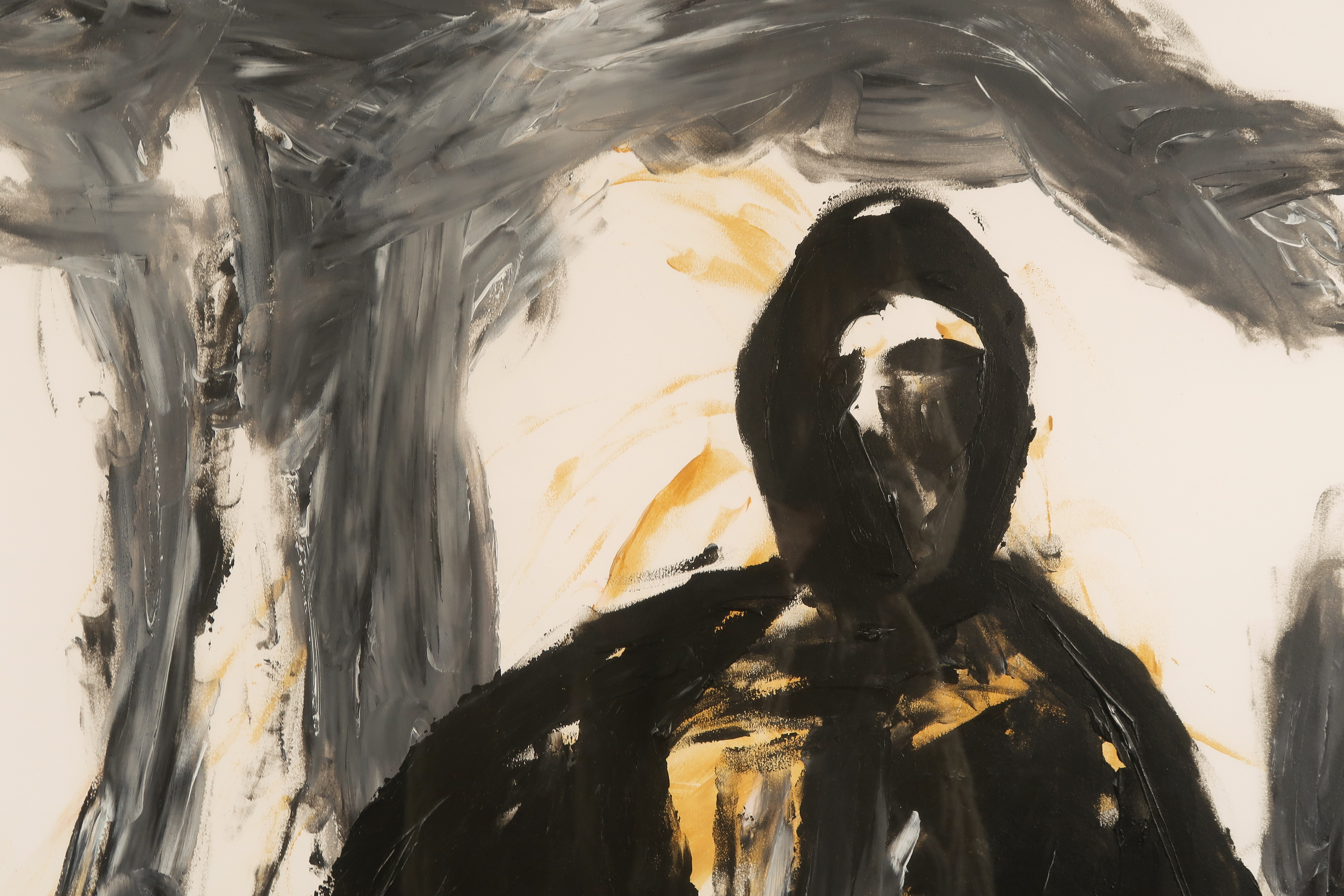 Bob Kovel - Gouache, Zonder titel - Ingelijst kopen? Bied vanaf 1!