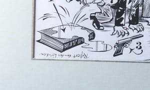 Rupert van der Linden - C3749-45, Cultuurbezuinigingen - spotprent kopen? Bied vanaf 45!