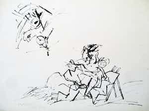 Ger Lataster - Litho verkocht voor € 40!