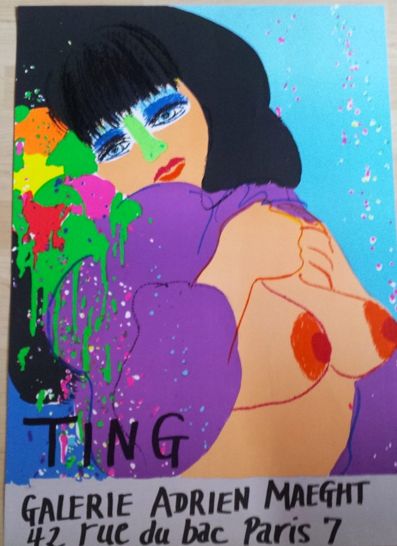 Walasse Ting - Ausstellungsplakat, Siebdruck kopen? Bied vanaf 1!