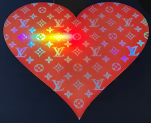 Diederik Van Apple - World Love Red LV – Limitierte Auflage 1/10 kopen? Bied vanaf 480!