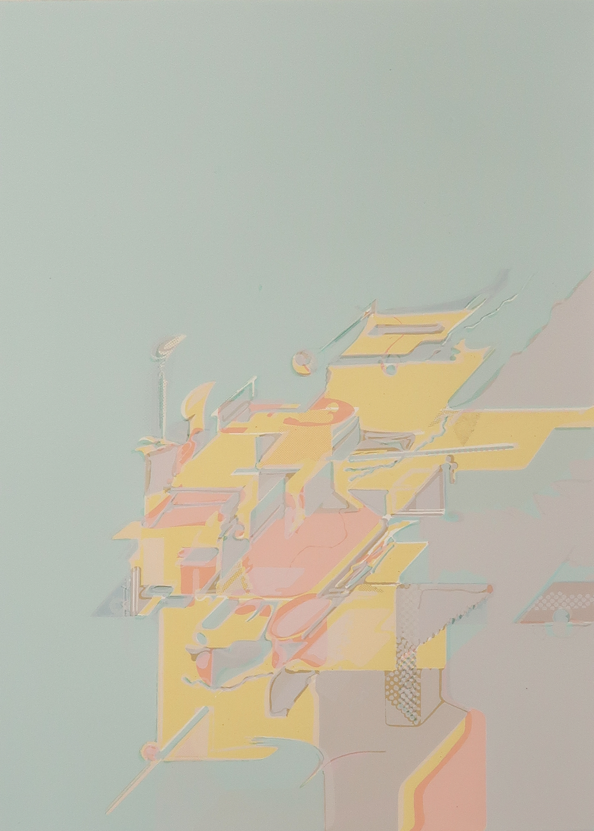 Gerard Brussee - Zeefdruk, Proefdruk, Kleine Nieuwbouw 3-1  kopen? Bied vanaf 20!