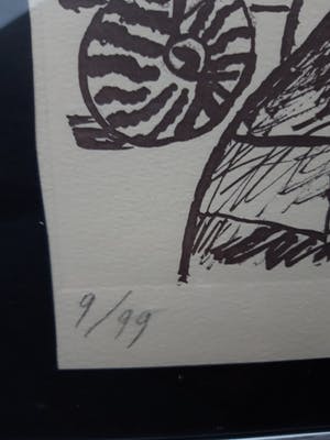 Corneille - Litho, handgesigneerd en ingelijst kopen? Bied vanaf 90!