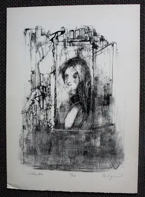 Buy Dirkje Kuik - Litho: Veduta - 1979? Bid from 59!