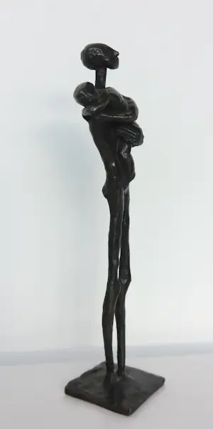 Jaroslawa Dankowa - Vader met kind (Brons) kopen? Bied vanaf 250!