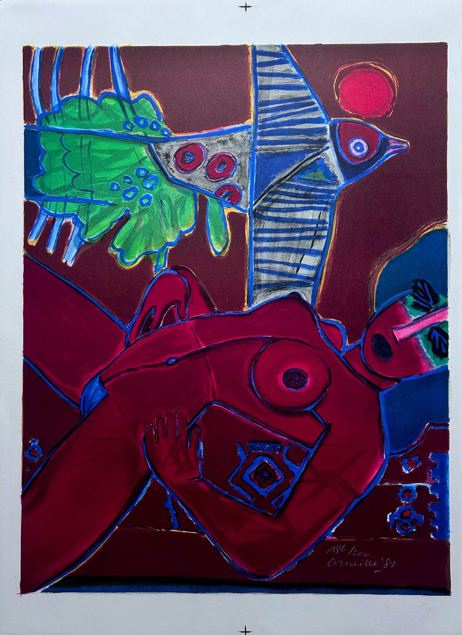 Corneille - Zonder titel verkocht voor € 210!