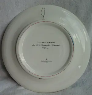Clemens Briels - Wandbord , Schaal , Friendship is the Vehicle… - Ø 37 cm - 1998 kopen? Bied vanaf 1!