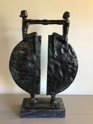 Corry Ammerlaan - “ Nieuw Perspectief “ XXL - zeldzaam kopen? Bied vanaf 1250!