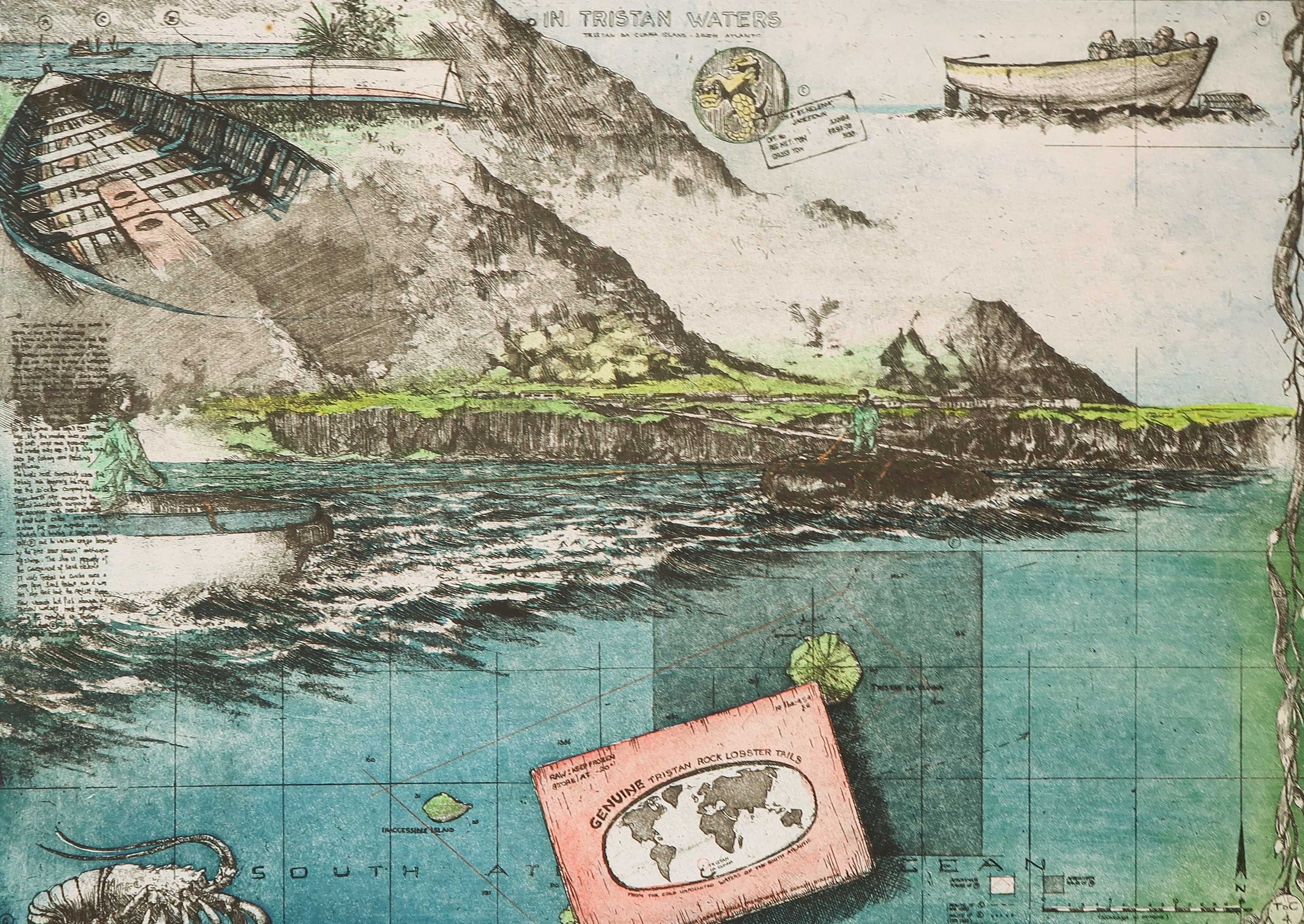 Rolf Weijburg - Ets en aquatint, In Tristan Waters verkocht voor € 40!